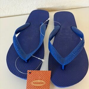 Havaianas Top Marine Blue Flip Flop Sandals 7/8 Woman’s 6/7 Mens NWT